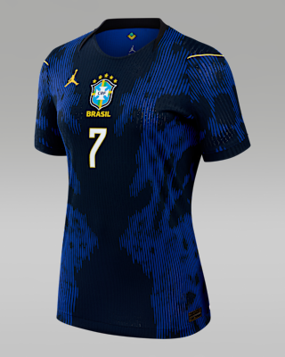 Neymar Jr. Brazil 2026 Match Away Women's Jordan Aero-FIT Soccer